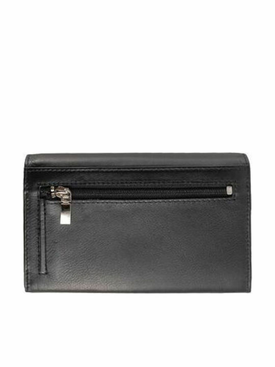 Kouros Leder Damenbrieftasche 2888 Schwarz