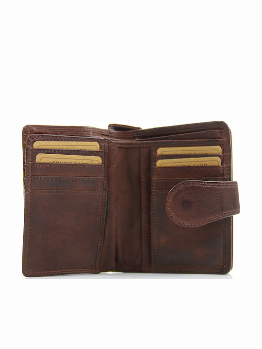 Trip Camel Wallet Genuine Vintage Soft Leather 535 Dark Brown