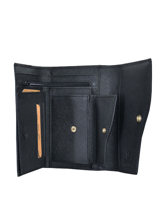 Leather 100 Δερματινο Γυναικειο Πορτοφολι Κωδικος 29-wallet-1-5981 Black