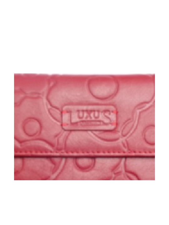 Luxus X 290527-2 Естествена Кожа Червен Дамски Портфейл
