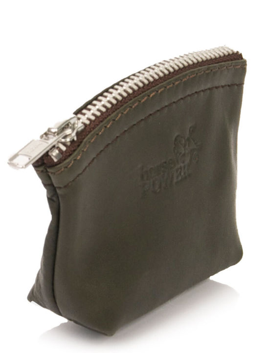 Leather Wallet Horse Power P201 Olive