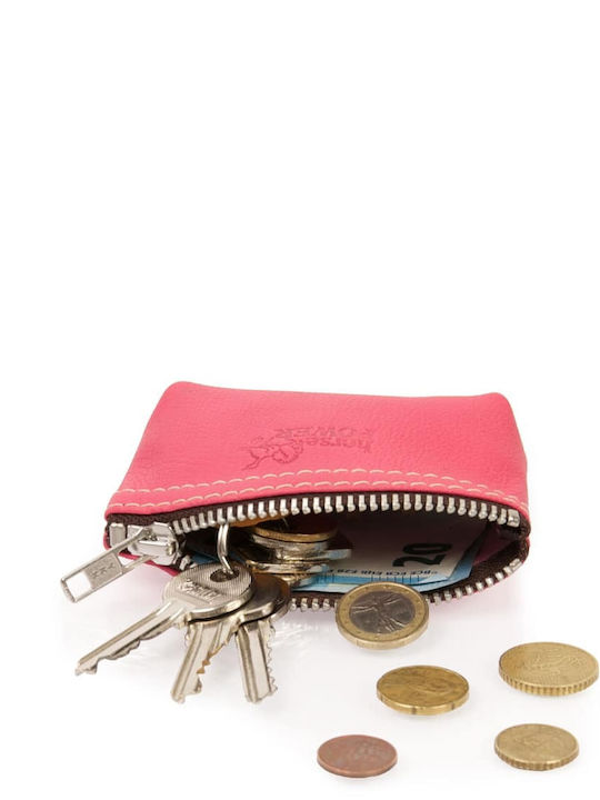 Leather Wallet Horse Power P200 Fuchsia