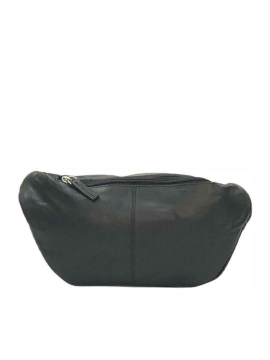 Men's Bum Bag Genuine Leather Excellent Quality Black