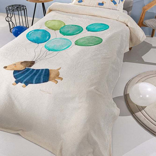 Saint Clair Blanket Fleece Blue 160x220cm