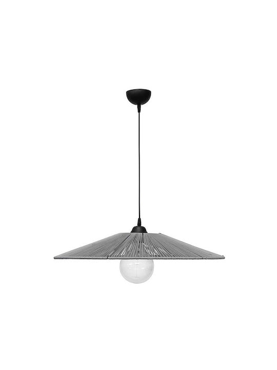 Heronia Pendant Light Orange with Rope for Socket E27 60x60cm