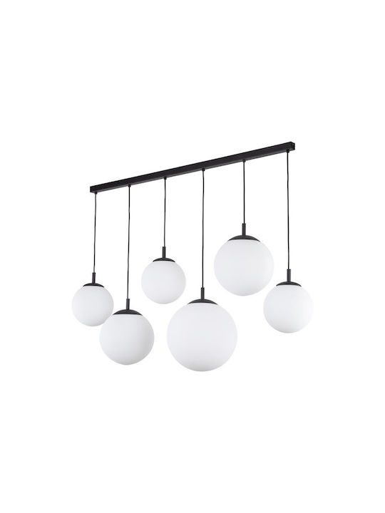 TK Lighting Lustră Gri Calea ferată cu Dulie E27 130x150cm.