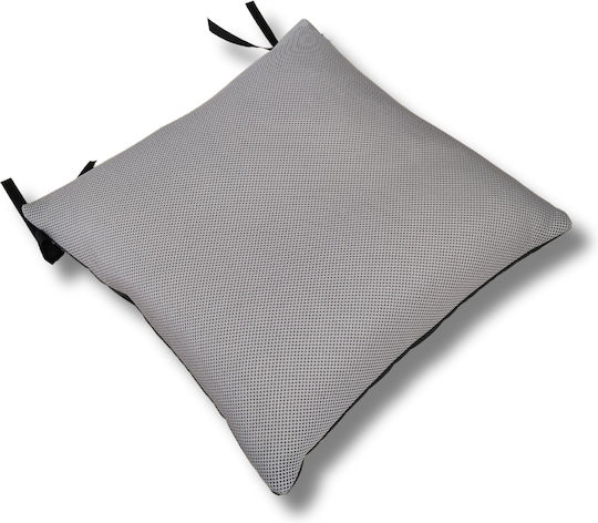 Seat Cushion Hollow Silicone Fibers 43x43x9cm Capelli Kf084343