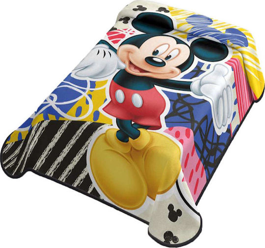 Belpla Spain Velvet Mickey Multicolour 160x220cm