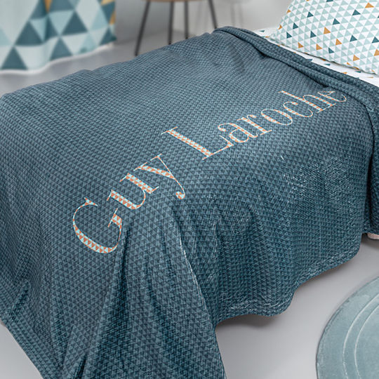 Guy Laroche Pătură Fleece Ultra Soft Two 2 Twenty Albastră 160x220 cm
