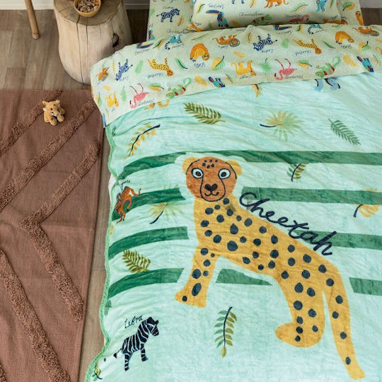 Palamaiki Κουβέρτα Fleece Πολύχρωμη 220x160εκ.