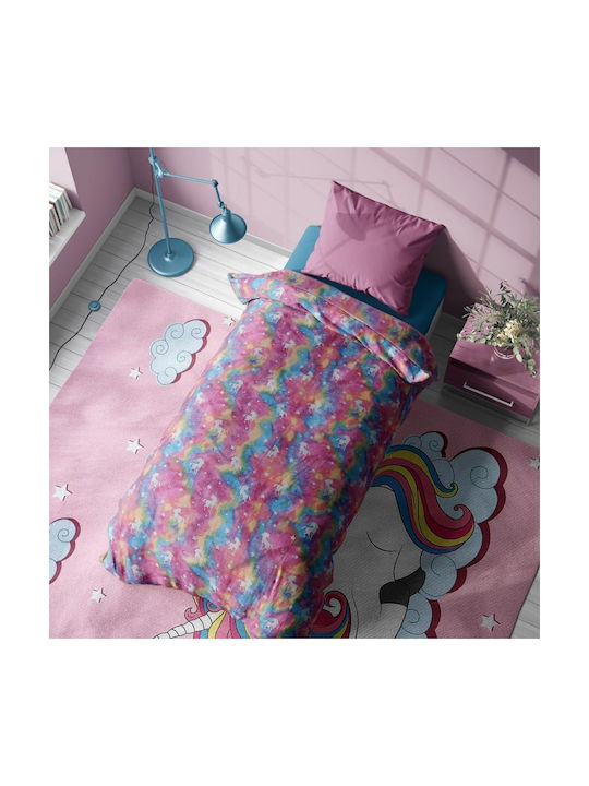 Dimcol Pătură Fleece Fluorescent Roz 160x220 cm