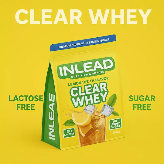 Clear Organic Protein Whey with Flavor Lemon Ice Tea 500gr
