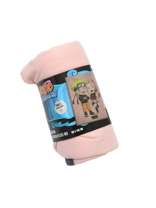 Aymax Κουβέρτα Fleece Ροζ 100x140εκ.