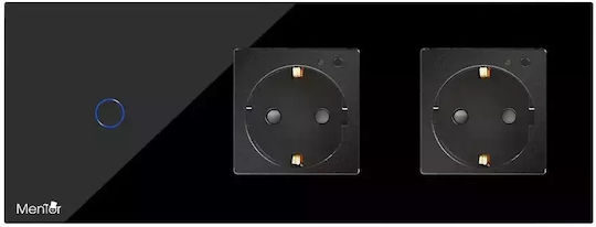 Power Socket Wi-Fi Black 1pcs