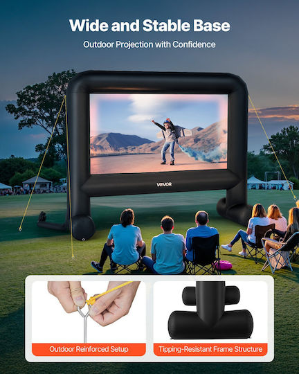 Vevor Екран за проектор Подов с Размер на екрана 16:9 / 80"