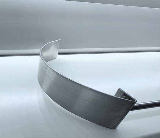 Λόγχη Τζακιού Inox Ασημί