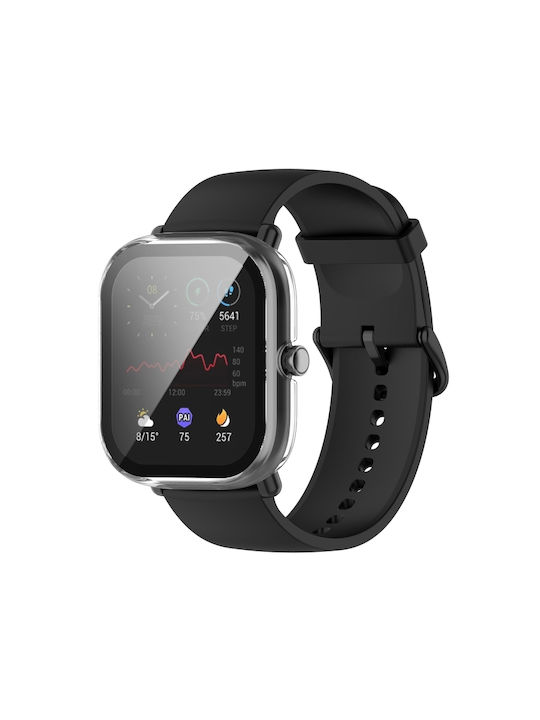 + Protective Plastic Case in Transparent color for Amazfit GTS 2 mini