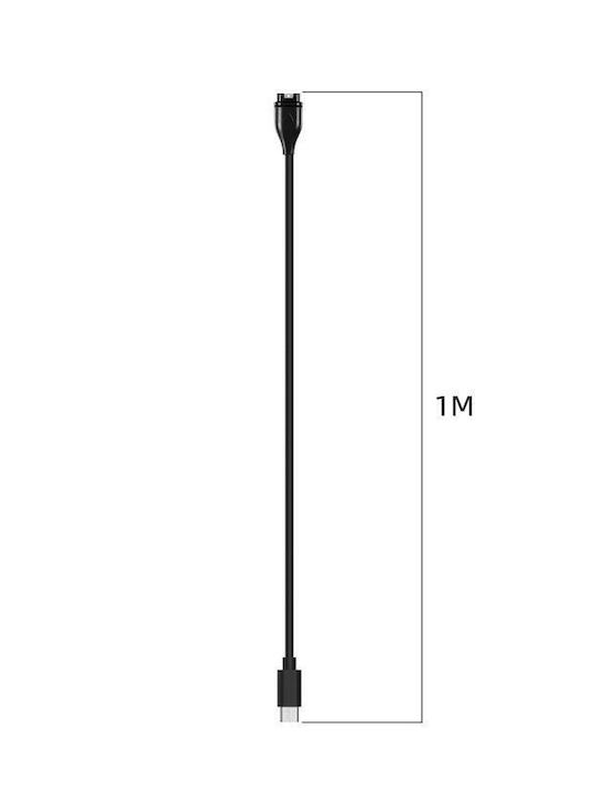 Garmin Fenix 8 7x 6s Pro Xdfind Watch Charger Usb-c Type-c Port Data Transmission Length 1m Black