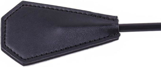 Fetish Addict Feather Tickler + & Paddle Black 29cm Ραβδι Πουπουλα Μαυρο