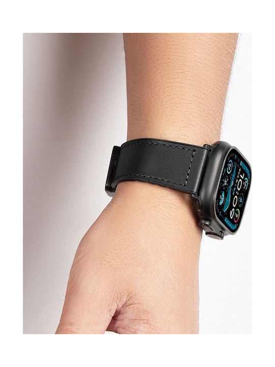 Forcell Armband Schwarz (Apple Watch 42/44/45/49 mm, Forcell) Forcell Armband Schwarz (Apple Watch 42/44/45/49 mm, Forcell)