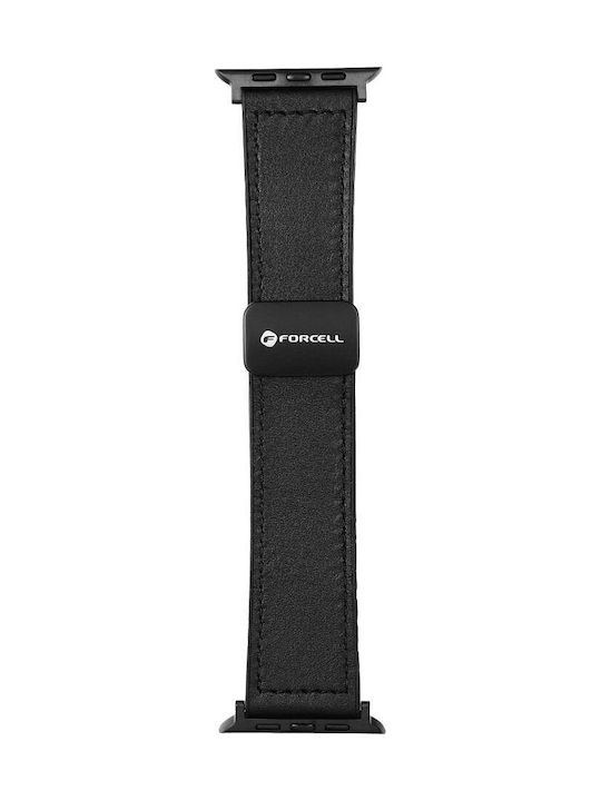 Forcell Curea Piele Negru (Apple Watch 38/40/41 mm, Forcell)