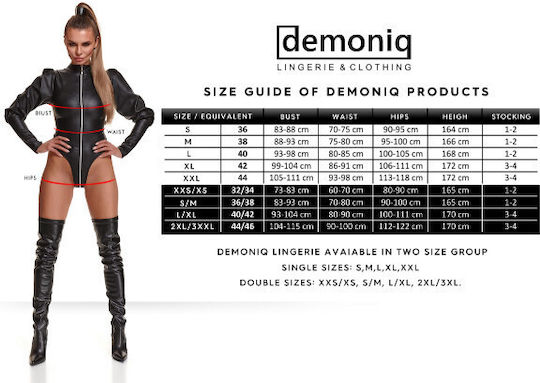 Demoniq Iga Sexy Set 3pcs Red