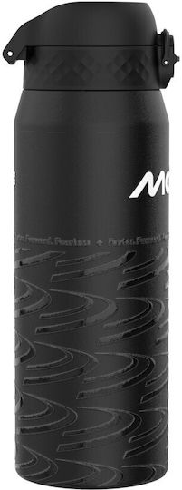 Ion8 Bottle Thermos Plastic 750ml Black with Straw