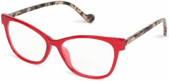 Ochelari De Citit Nordicvision Jarfalla Roșii +2.50