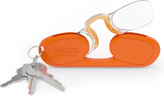 Nooz Reading Glasses Unisex Without Arms Orange +3.00