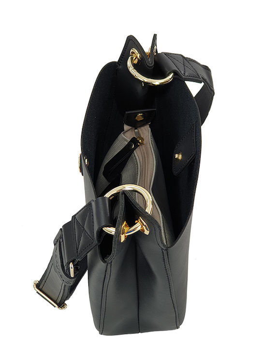 Μικρή Γυναικεία Τσάντα Χιαστί Playbags Collection J049s Μαύρο