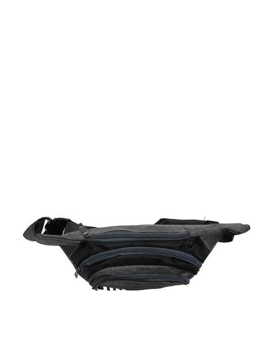 Borsetă De Talie Nr.1801 Gri-Negru 38x13x4cm