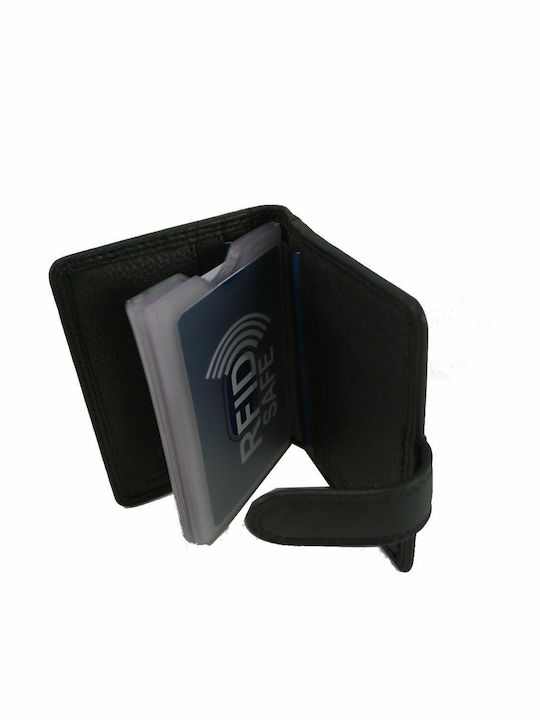 Кожена Картофийка Kion 602 Черен RFID Мъжка