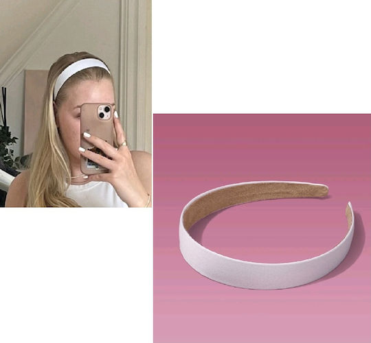 Women’s And Children’s Simple White Hair Headband