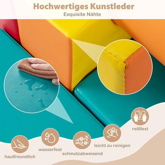 Costway Weiche Klettersteine Mehrfarbig