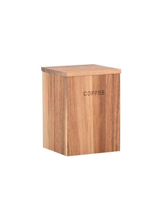 Estia ALLURE Vase Coffee with Lid Wooden Brown 10x10x14cm