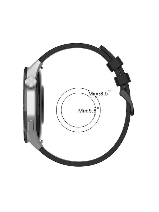 Amazfit GTR 2e 22mm Zweifarbiges Sportliches Silikon Armband Für Uhr Grau+Schwarz