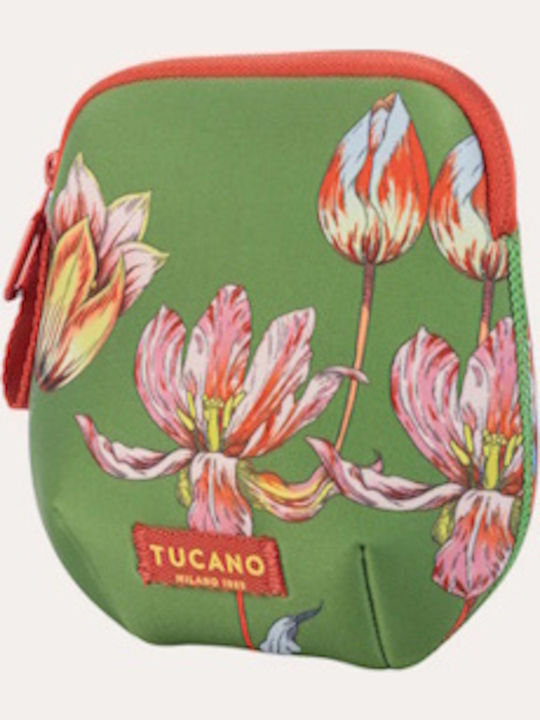 Tucano Geantă Neseser cu Fermoar Flowers Verde Bsczp-fgl-flw-v