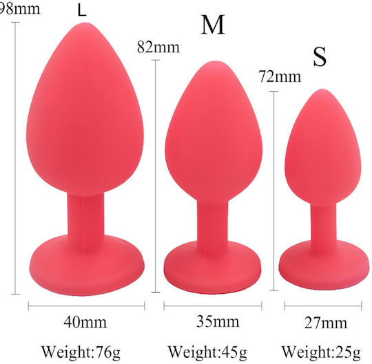 Kinksters Butt Πρωκτική Σφήνα Small Διάφανη