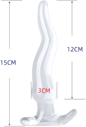 Kinksters Butt Anal Plug Mittel Transparent
