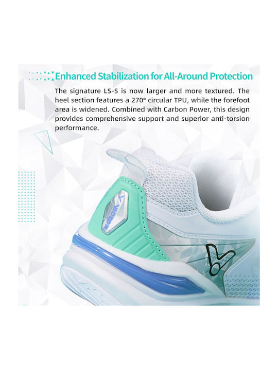 Damen Sportschuhe Badminton Weiß