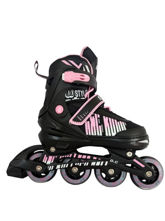 Grass & Co Inline Αυξομειούμενα Rollers Μαύρα Παιδικά Grass & Co Inline Αυξομειούμενα Rollers Μαύρα Παιδικά