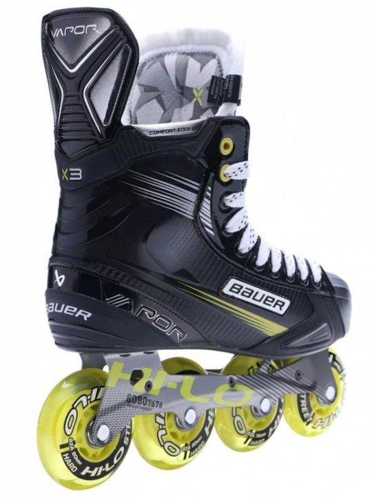 Bauer Vapor X3 Inline Rollers Μαύρα Ενηλίκων