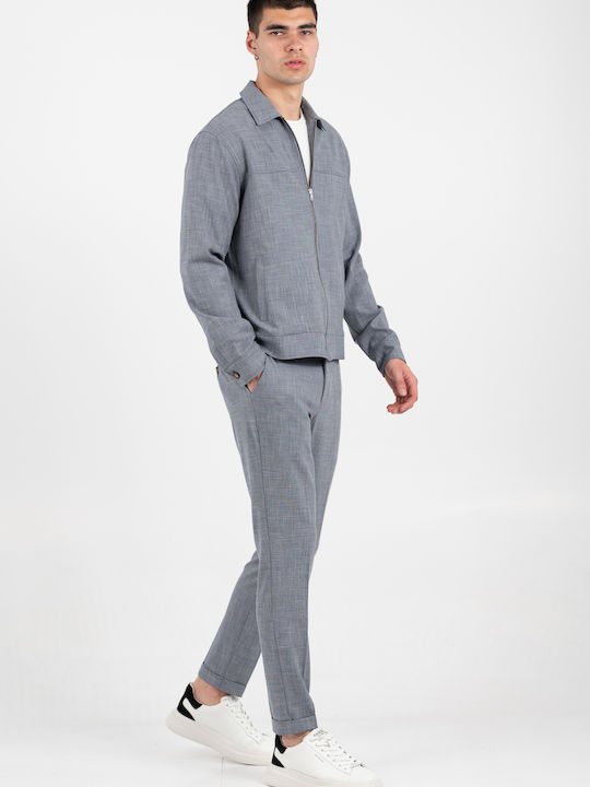 Long Sleeve Overshirt Indigo Blue