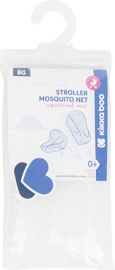 Kikka Boo Mosquito Net for Stroller Tulle 31108040071 with Elastic White 120x120cm