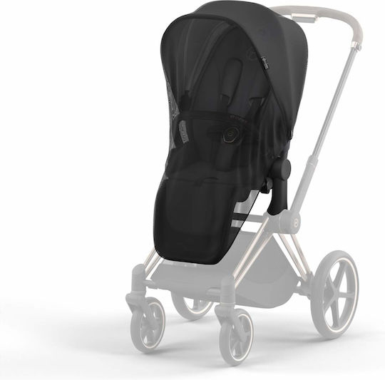 Cybex Mückennetz Kinderwagen Priam & Mios aus Tüll 519002900 mit Gummizug Schwarz