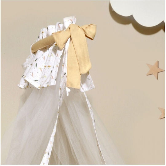 Baby Oliver Mückennetz Kinderbett aus Tüll 46-6703/404 Beige 180x500cm