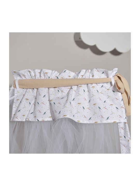 Baby Oliver Mosquito Net Crib Tulle 46-6703/404 Beige 180x500cm