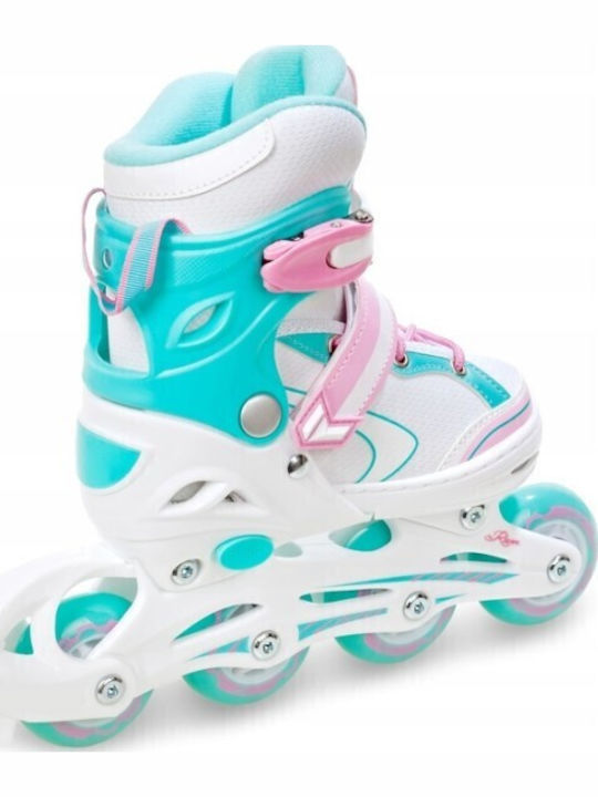 Raven Inline Αυξομειούμενα Rollers Τιρκουάζ Παιδικά