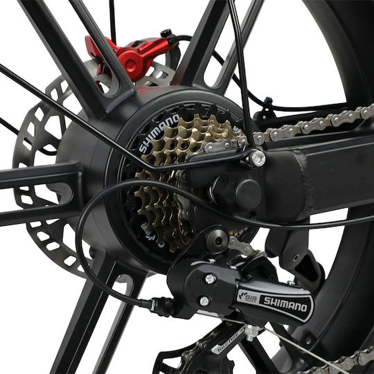 Duotts 20" Negru Electric Bicicletă Mountain