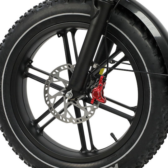 Duotts 20" Negru Electric Bicicletă Mountain